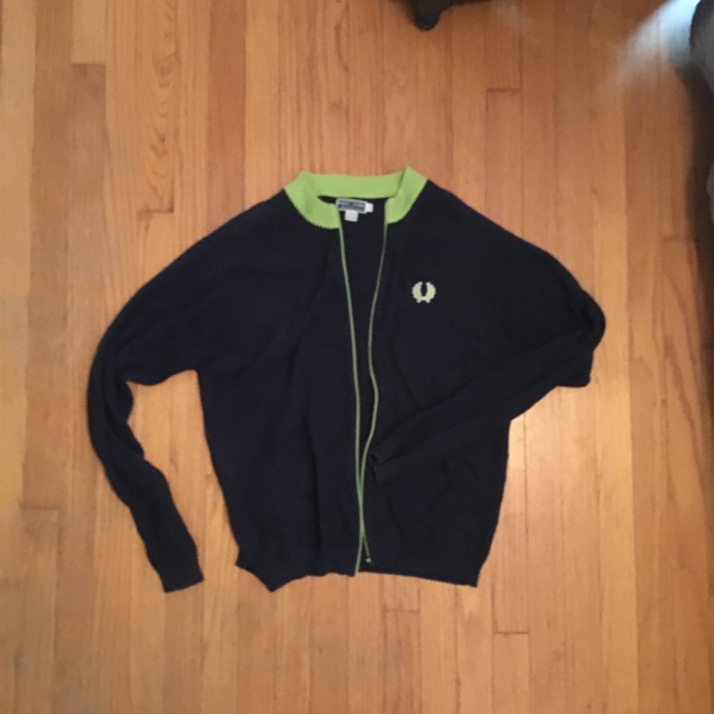 Fred Perry Men’s Jacket Blue Large